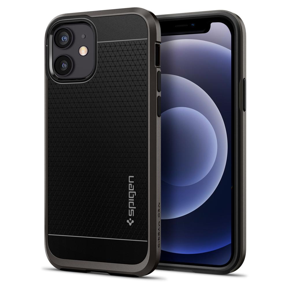 Чохол Spigen для iPhone 12 / 12 Pro Neo Hybrid, Gunmetal