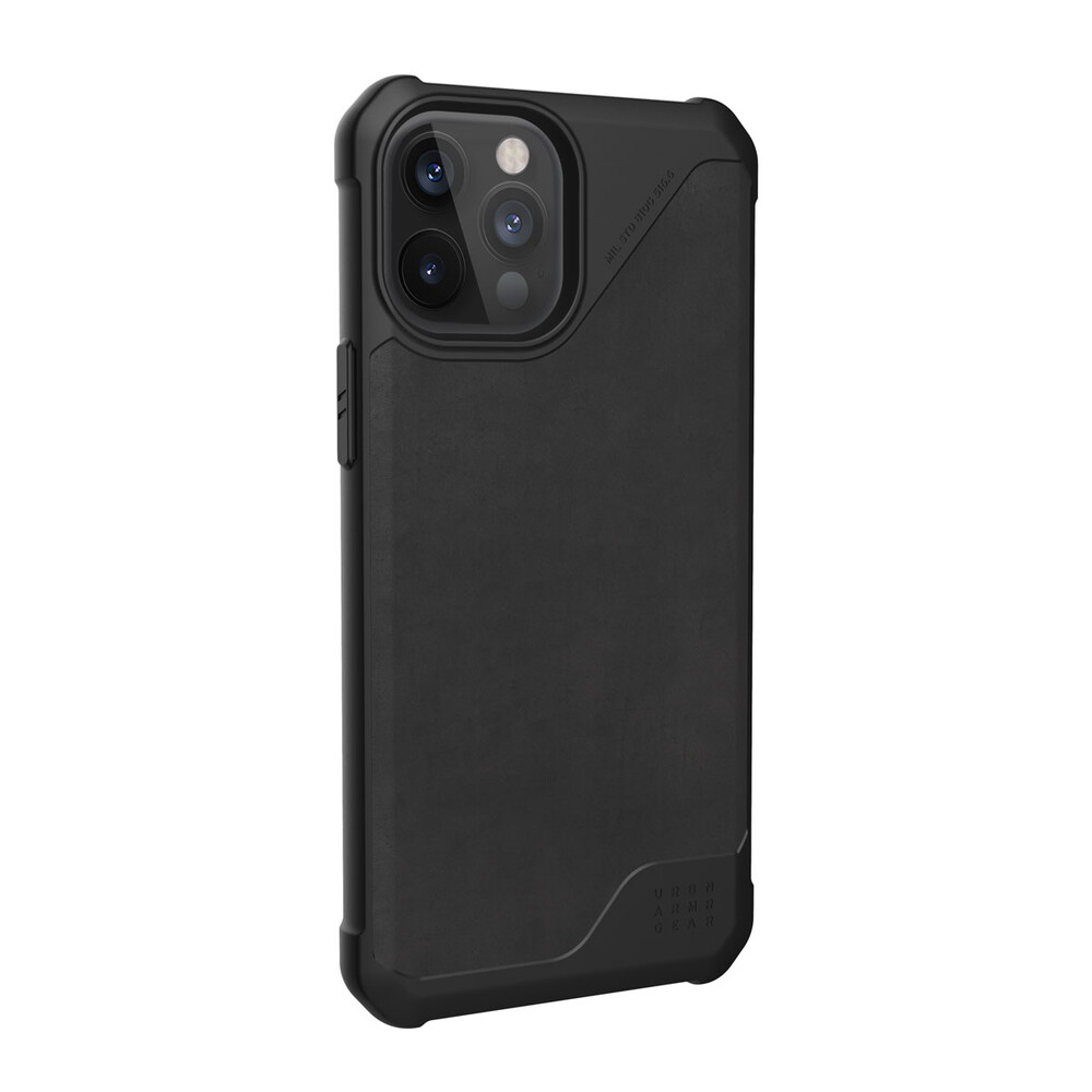 Чохол UAG для Apple iPhone 12 / 12 Pro Metropolis LT, Leather Black