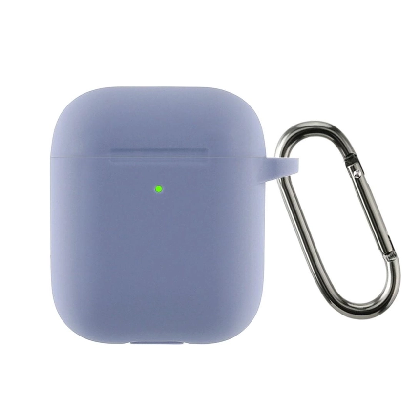 Чохол силіконовий New for AirPods 1/2 - Lavender Gray