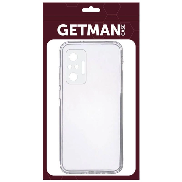 Чохол TPU GETMAN Clear 1,0 mm для Xiaomi Mi 10T / Mi 10T Pro Transparent