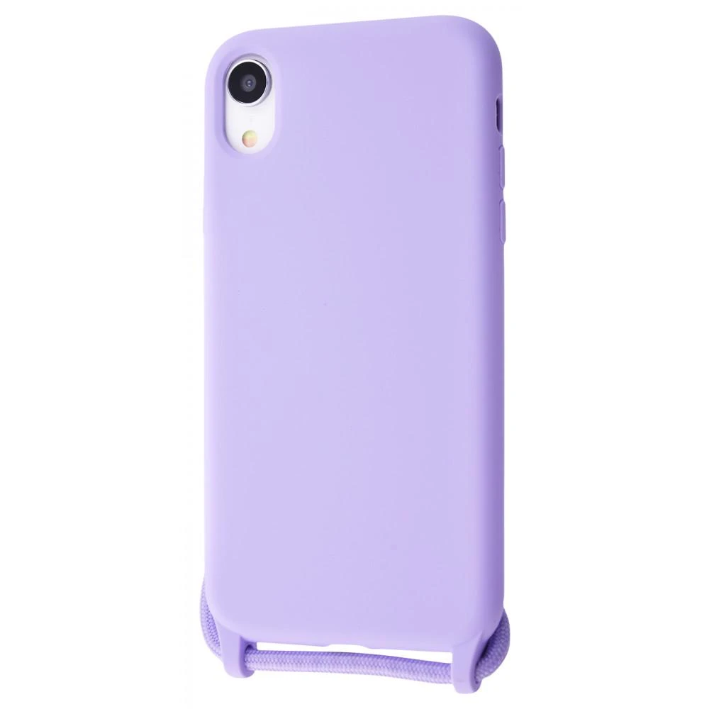 Чохол WAVE Lanyard Case (TPU) iPhone XR - Light Purple