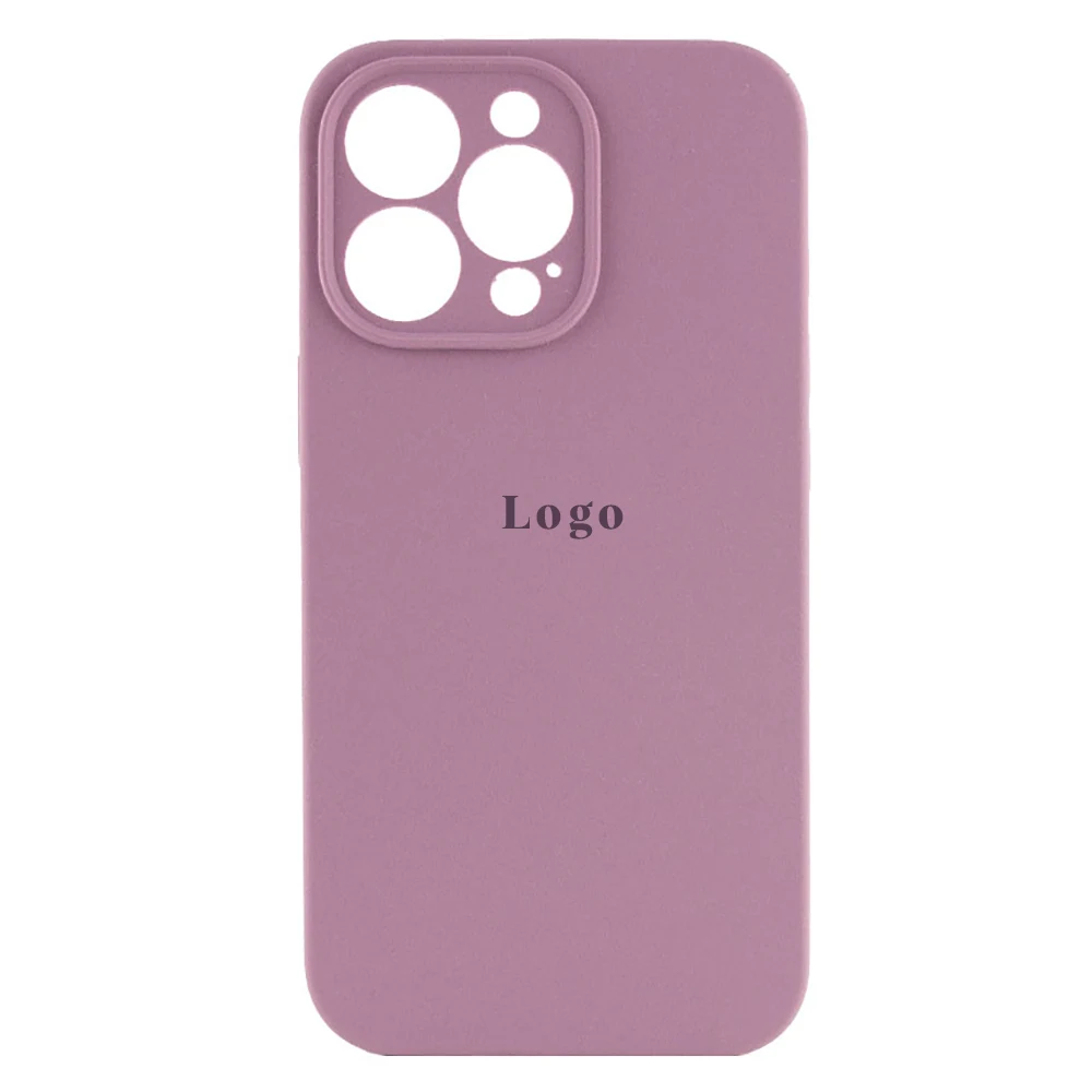 Чохол Silicone Case Full Camera Protective (AA) iPhone 13 Pro Max (Ліловий/Lilac New)