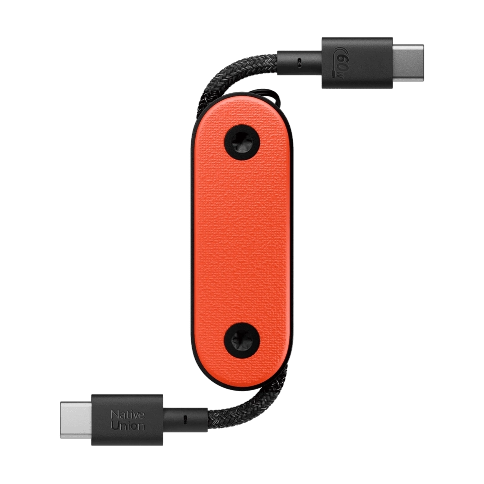 Кабель Native Union Pocket Cable USB-C to USB-C Oxyfire (POCK-C-OXY-NP)