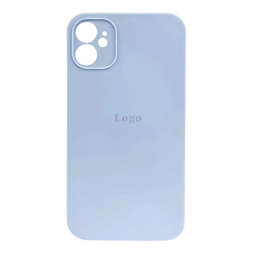 Чохол Silicone Case for iPhone 12 (With Camera Lens Protection) - Lilac