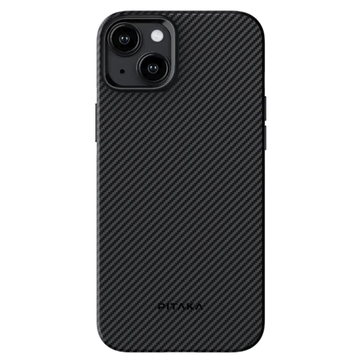 Чохол Pitaka MagEZ Case Pro 4 Twill 600D Black/Grey for iPhone 15 (KI1501MMPA)