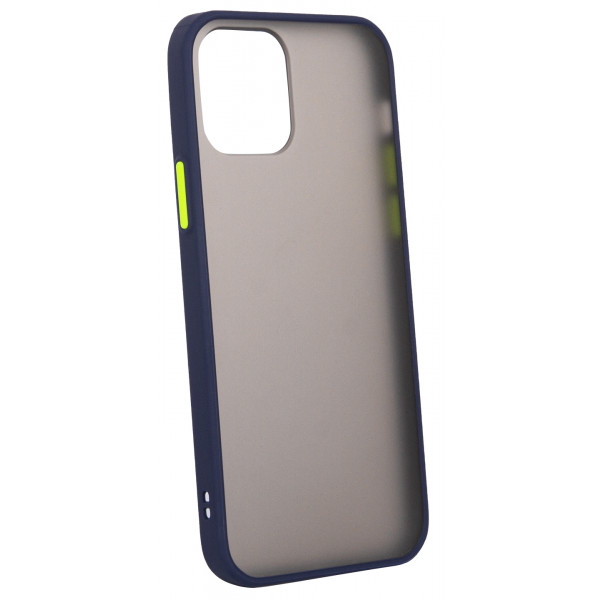 Чохол Shadow Matte Case (PC+TPU) for iPhone 12 Pro Max - (Темно-синій)