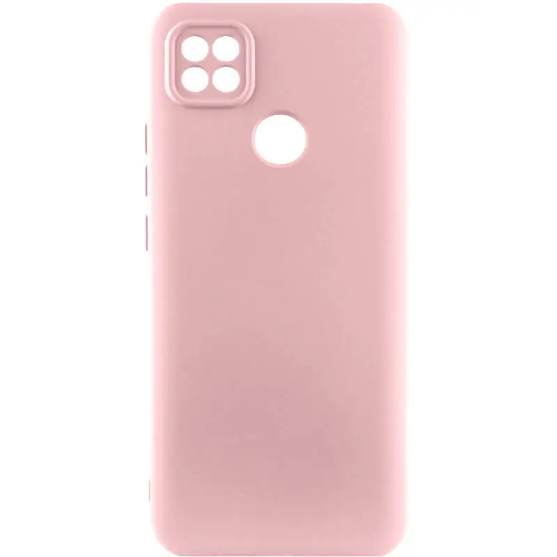 Чохол Silicone Cover Lakshmi Full Camera (A) для Oppo A15s/A15 (Рожевий/Pink)