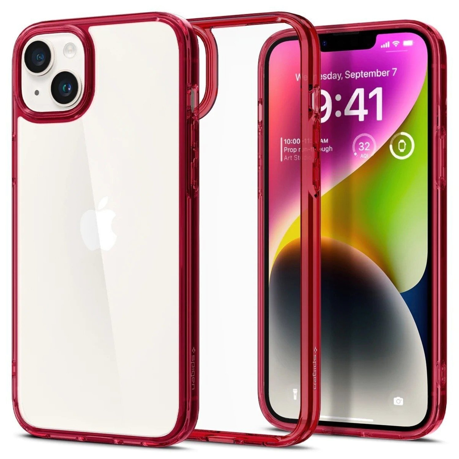 Чохол Spigen для Apple iPhone 14 Ultra Hybrid, Red Crystal