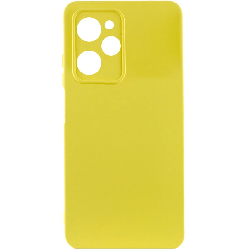 Чохол Silicone Cover Lakshmi Full Camera (AAA) для Xiaomi Redmi Note 12 4G (Жовтий / Yellow)