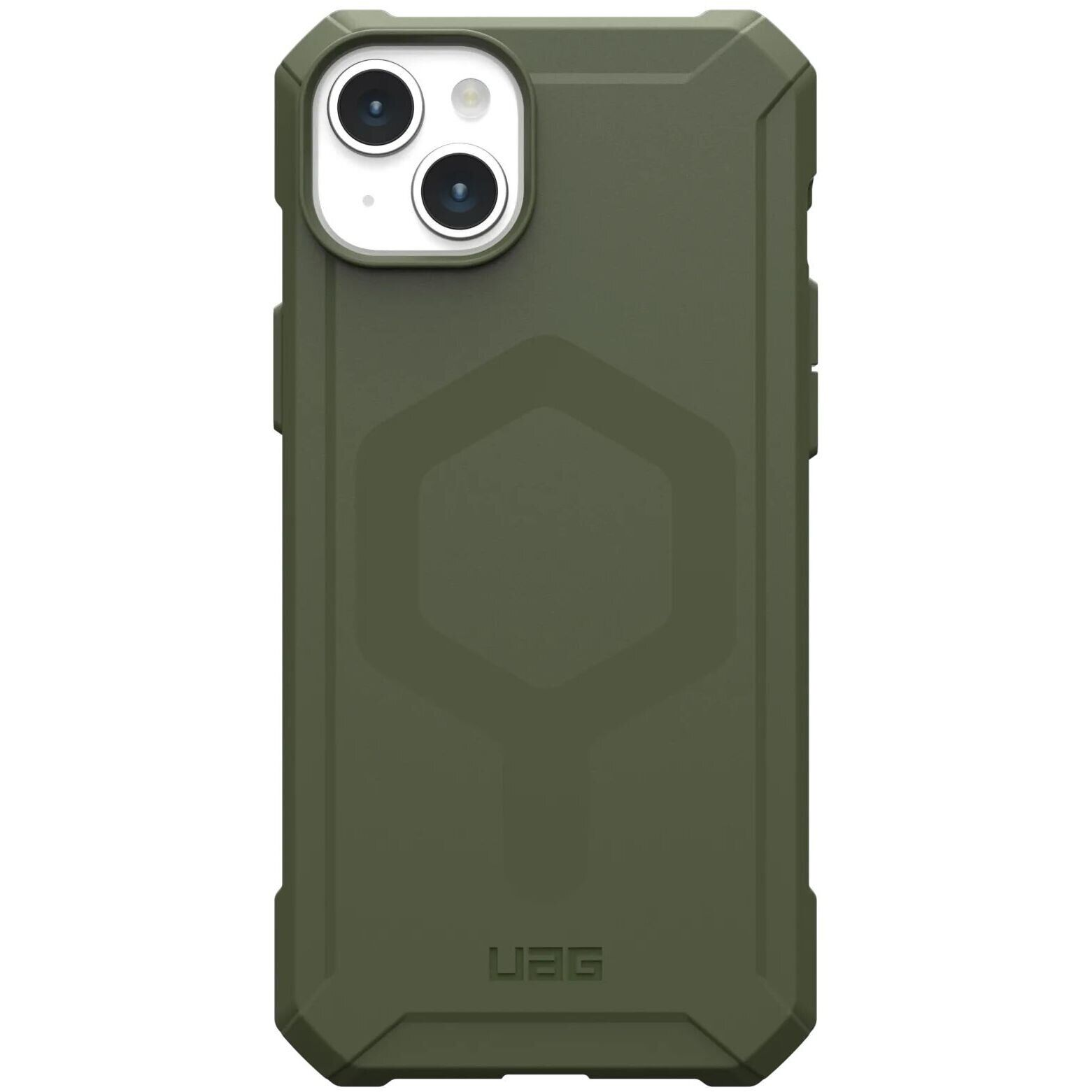 Чохол UAG для iPhone 15 Plus, Essential Armor Magsafe, Olive Drab