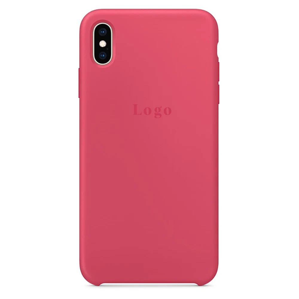 Чохол MaiKai Silicone для iPhone Xs Max - Camellia Red