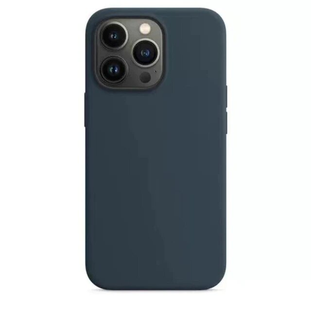 Чохол Silicone Case для iPhone 13 Pro with MagSafe Abyss Blue (OEM)