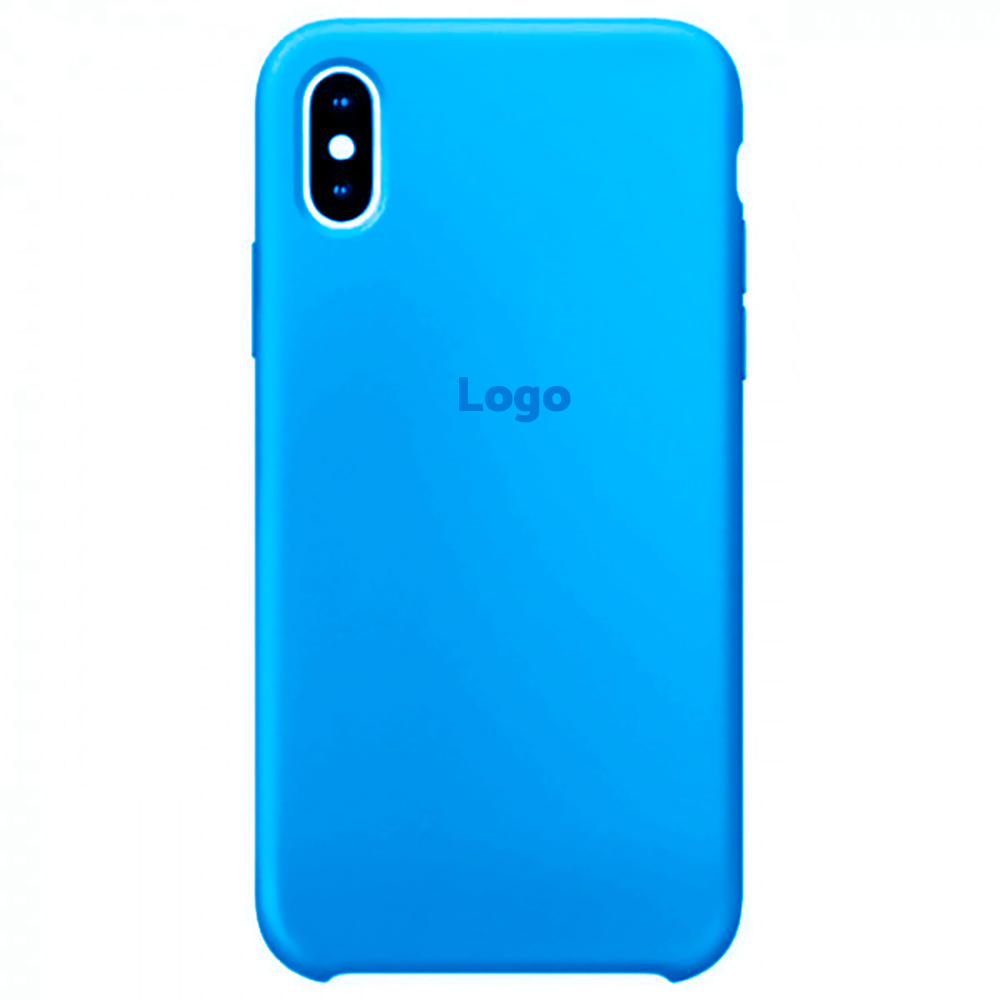 Чохол MaiKai Silicone для iPhone Xs Max - Surf Blue