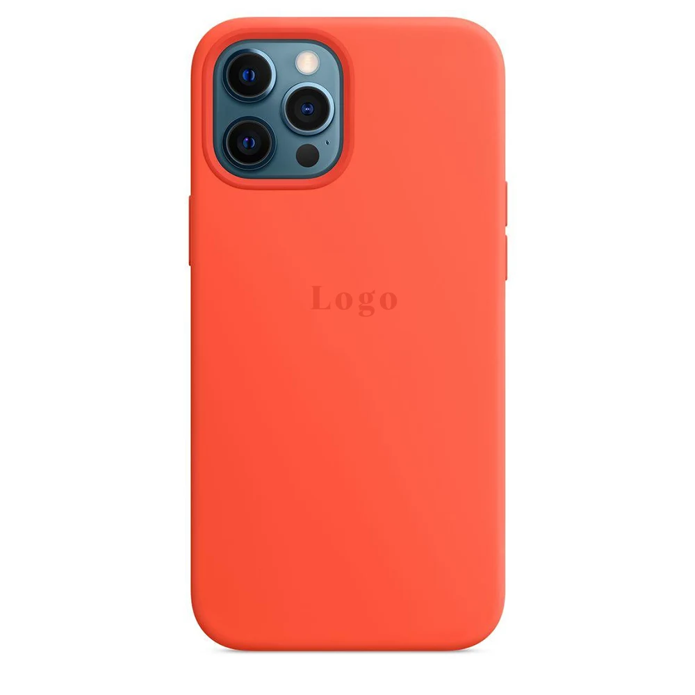 Чохол MaiKai Silicone для iPhone 12 Pro Max - Electric Orange