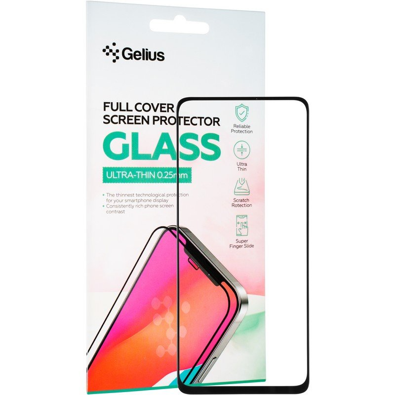 Захисне скло Gelius Full Cover Ultra-Thin 0.25mm for Poco M4 Pro 5G/Note 11T 5G Black