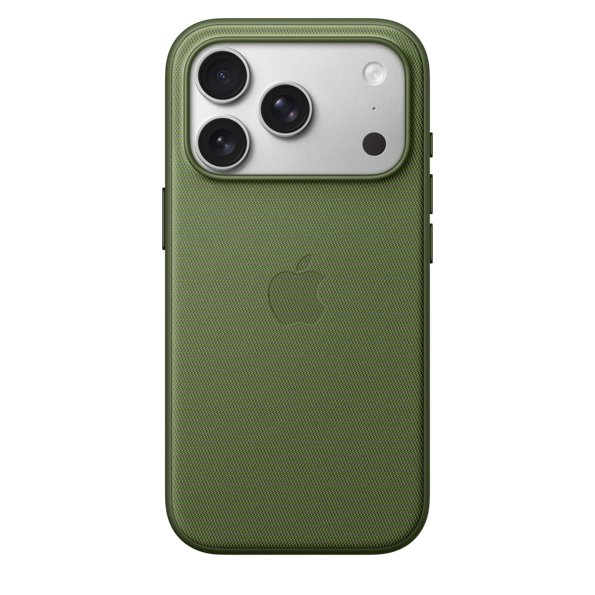 Чохол TechWoven Case with Button, Animation & MagSafe iPhone 17 Pro, Green (OEM)