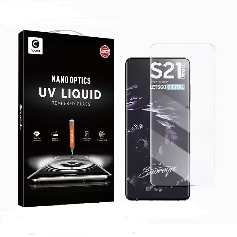 Захисне Скло Mocolo 3D Clear Glass (Ultra Violet Glue) для Samsung Galaxy S21 Plus
