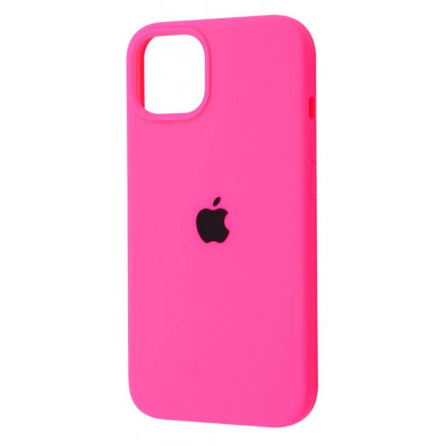 Чохол Silicon Case Full Cover iPhone 13 mini (bright pink)