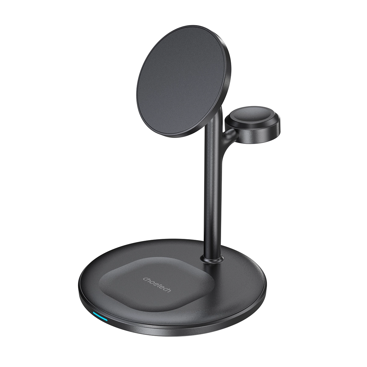 БЗП Choetech Magnetic 3 in 1 Magnetic Wireless Charging Stand Black