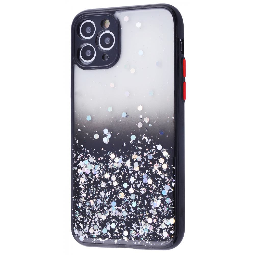 Чохол WAVE Sparkles Case (TPU) iPhone 11 (чорний)