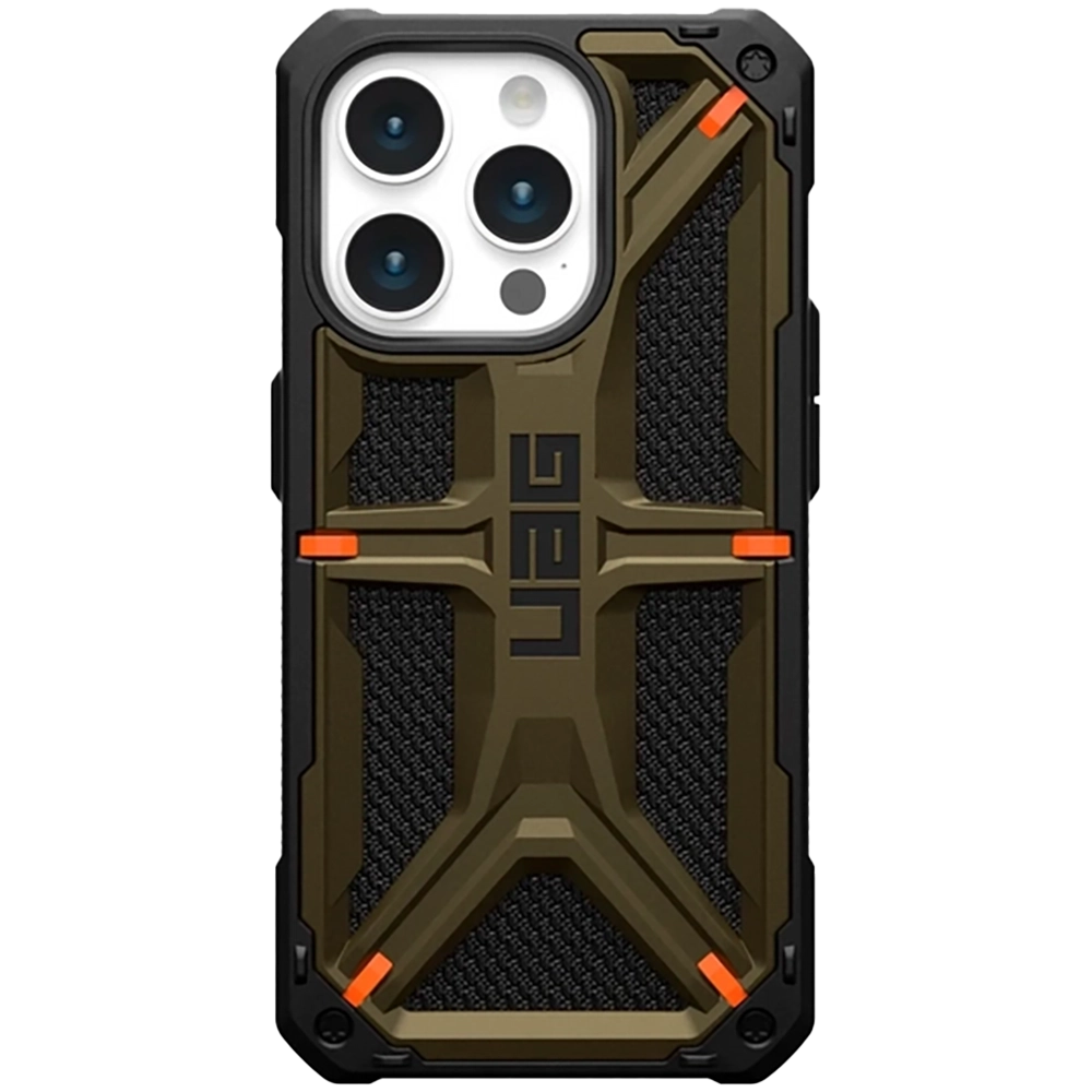 Чохол UAG для iPhone 15 Pro, Monarch, Kevlar Elemental Green