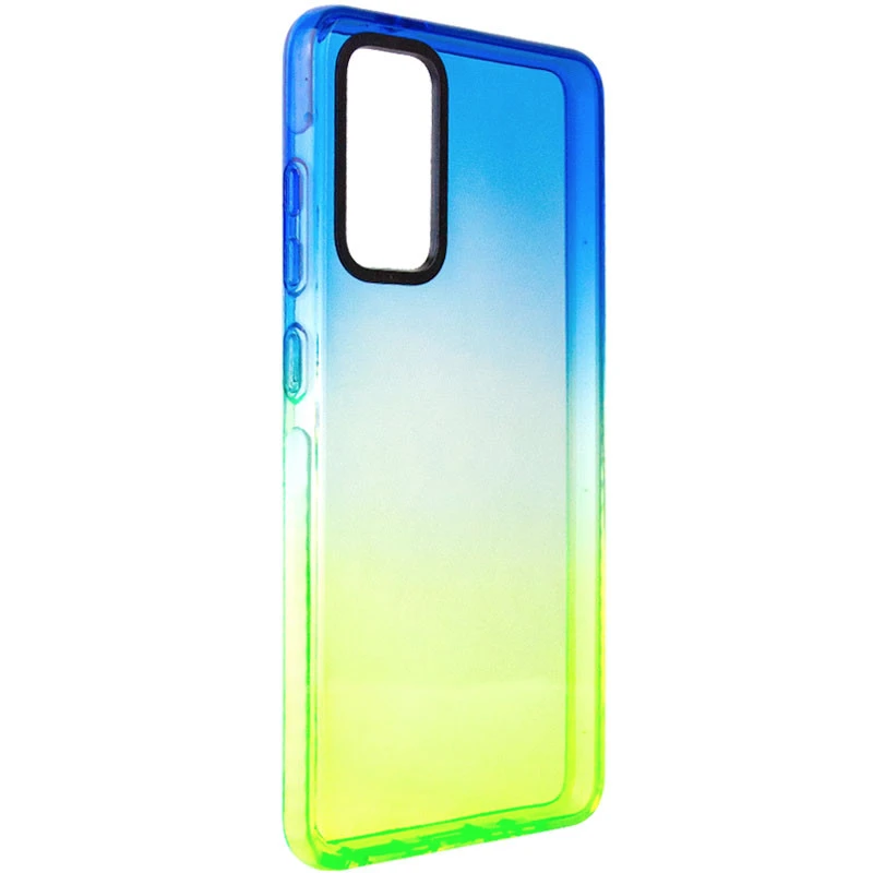 Чохол Sunny Gradient для Samsung S20 FE (синій/салатовий)