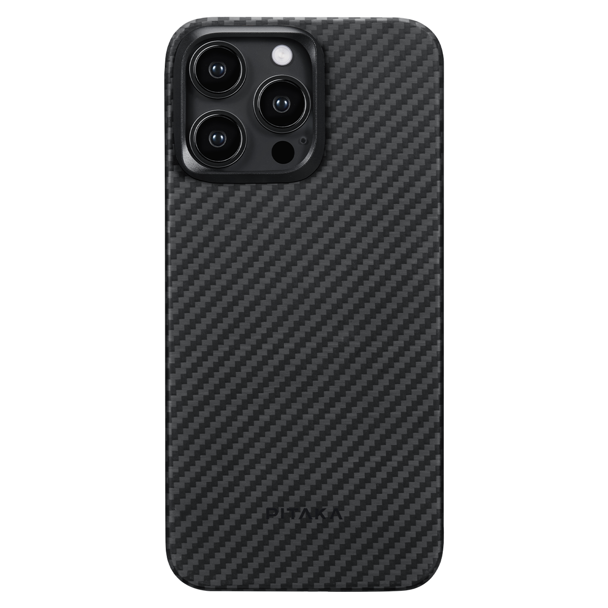 Чохол Pitaka MagEZ Case 4 Twill 1500D Black/Grey for iPhone 15 Pro (KI1501P)