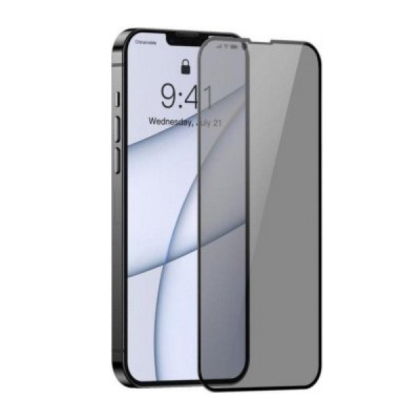 Захисне скло Type Gorilla 2.5D Silk Full Cover Anti-Peep Glass для iPhone 14 Pro (чорне)