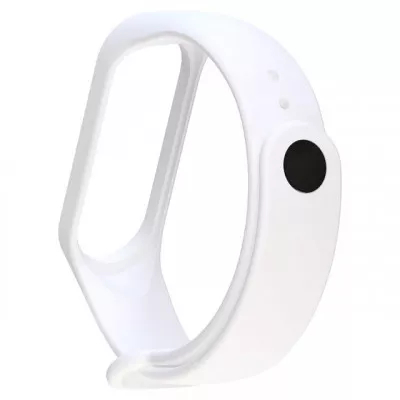 Ремінець Silicone Mi Band 3/4 (білий)