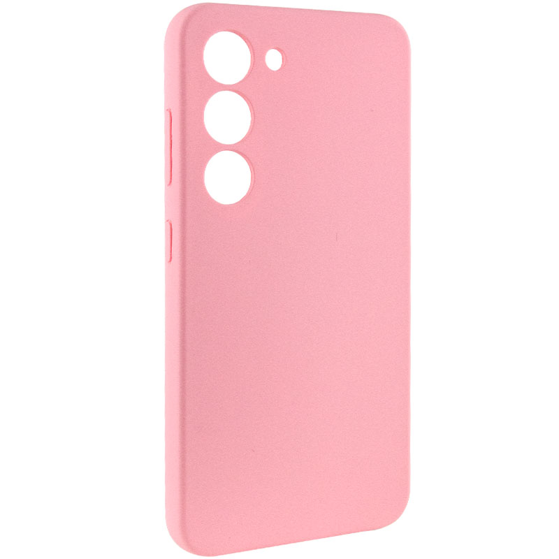 Чохол Silicone Cover Lakshmi Full Camera (AAA) для Samsung S23 Plus (Рожевий/Light Pink)