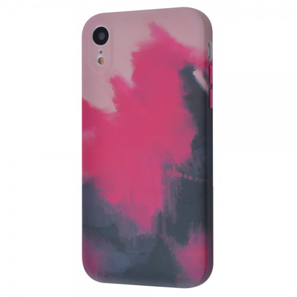 Чохол WAVE Watercolor Case iPhone XR (pink/black)