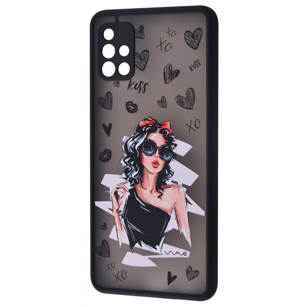 Чохол WAVE Cartoon Case (PC+TPU) Samsung Galaxy A51 (A515) - Маленька чорна сукня