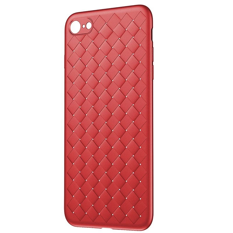 Чехол силиконовый Weaving case iPhone 7 (Red)