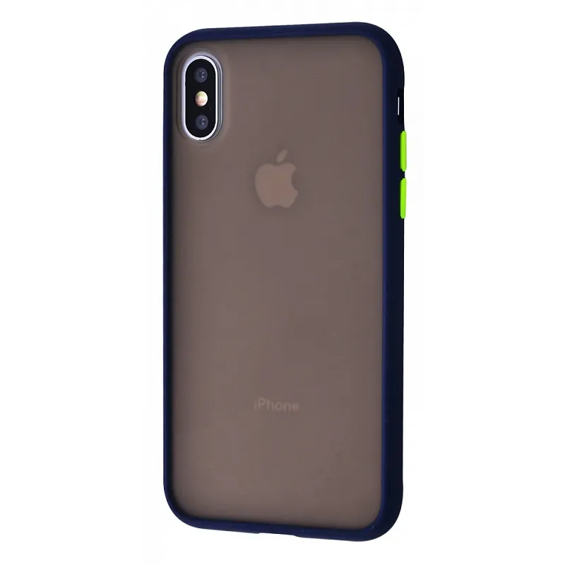 Чохол Shadow Matte Case (PC+TPU) для iPhone X/Xs - Dark Blue