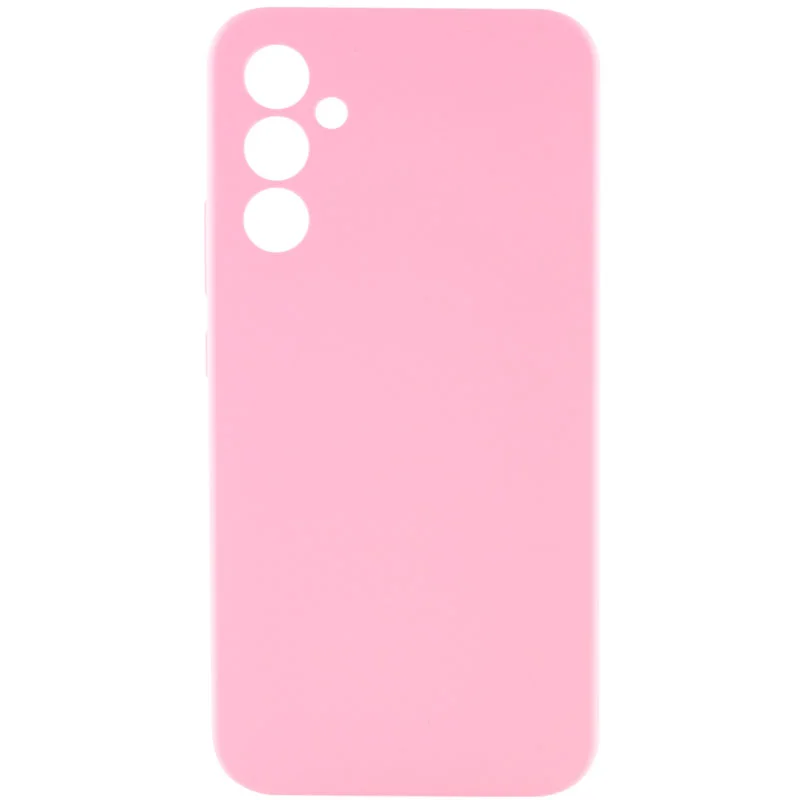 Чохол Silicone Cover Lakshmi Full Camera (AAA) для Samsung Galaxy A54 5G (Рожевий / Light Pink)