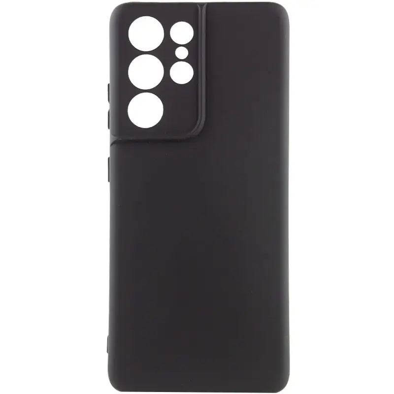 Чохол Silicone Cover Lakshmi Full Camera (AAA) для Samsung Galaxy S23 (Чорний / Black)