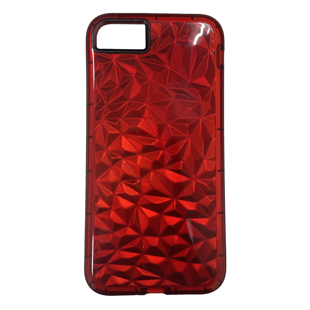 Чехол силиконовый Diamond Color iPhone 7 (Красный)