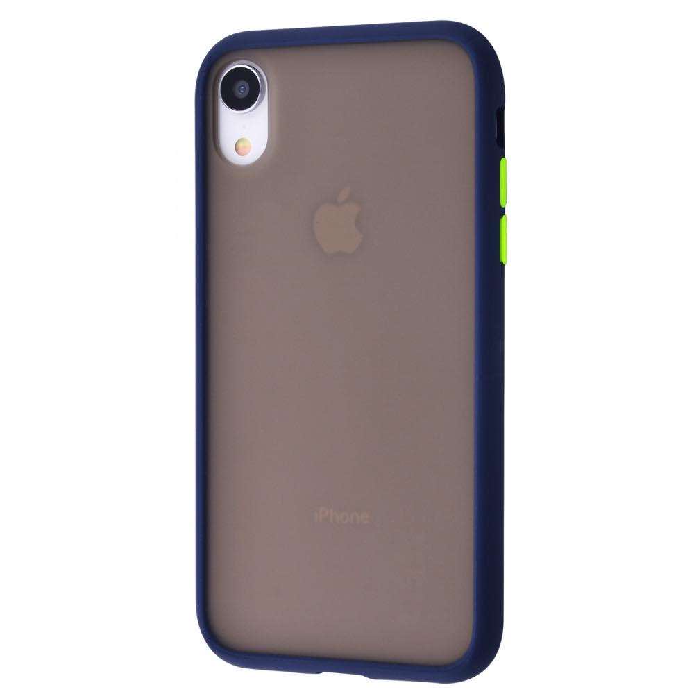 Чохол Shadow Matte Case (PC+TPU) for iPhone Xr - Blue