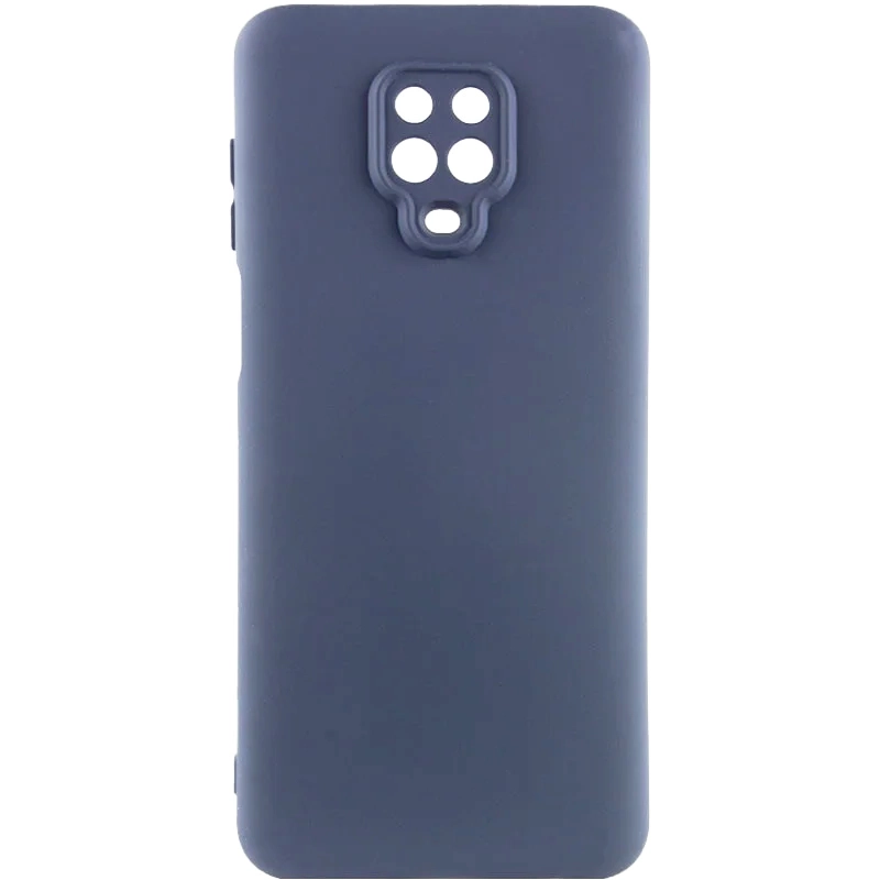 Чохол Silicone Cover Lakshmi Full Camera (AAA) для Xiaomi Redmi Note 9/Redmi 10X (Сірий)