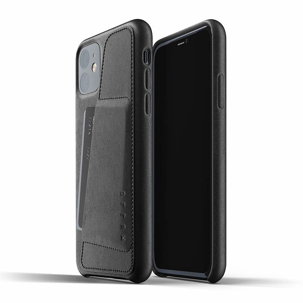 Чохол шкіряний MUJJO для iPhone 11 Full Leather Wallet, Black