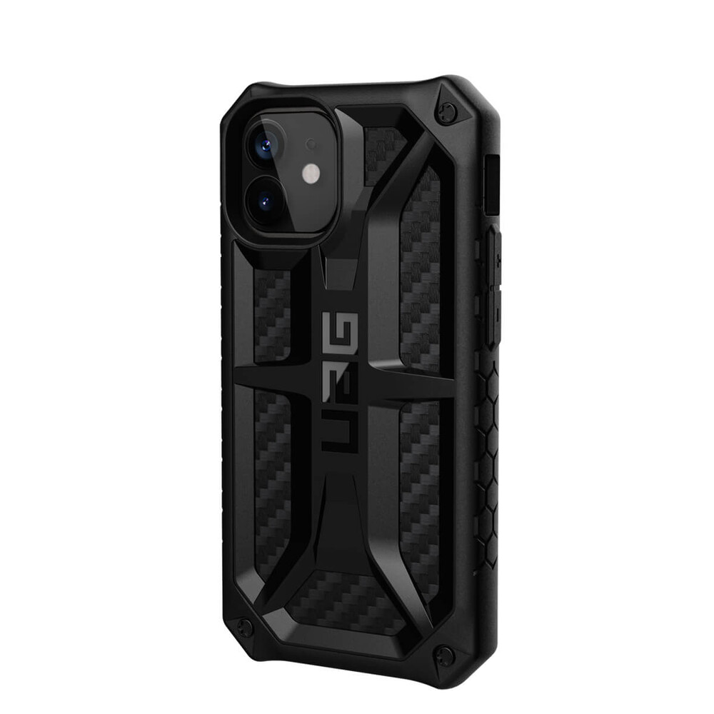 Чохол UAG для Apple iPhone 12 Mini Monarch, Carbon Fiber