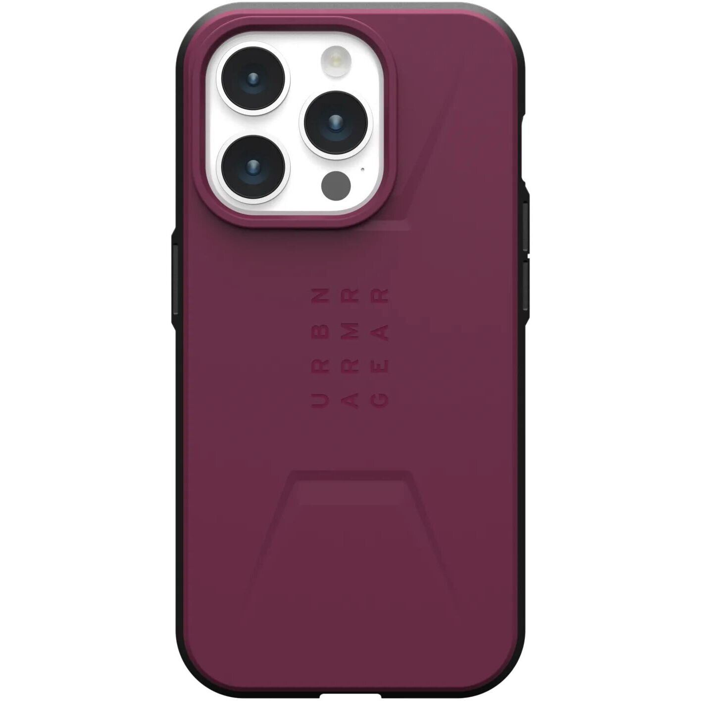 Чохол UAG для iPhone 15 Pro, Civilian Magsafe, Bordeaux