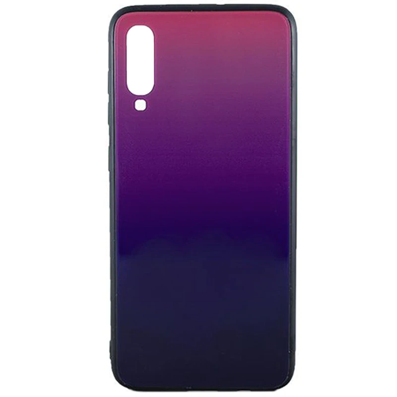 Чохол MiaMi Glass Case Gradient для Samsung A70 (A705) - Purple Barca