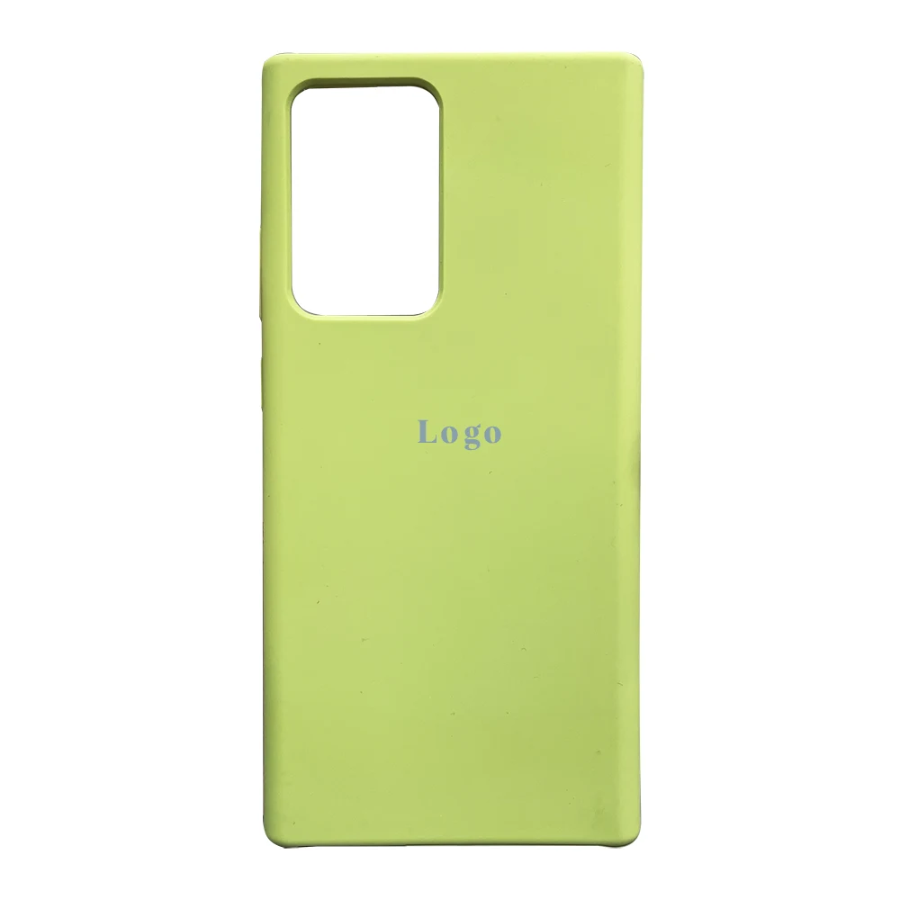 Чохол Silicone Case для Samsung Note 20 Ultra - Light Green