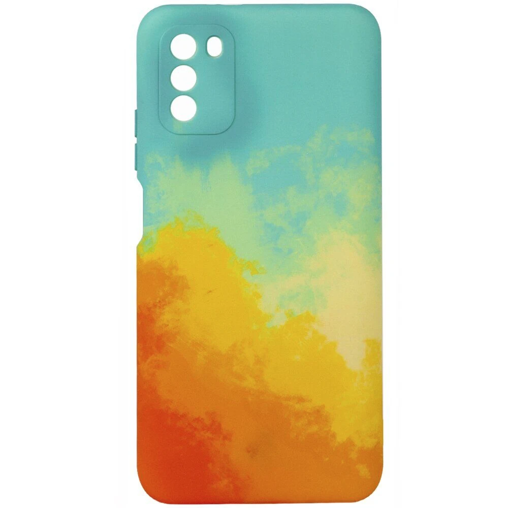 Чохол MiaMi Mix Color for Xiaomi Poco X3 Orange/Blue