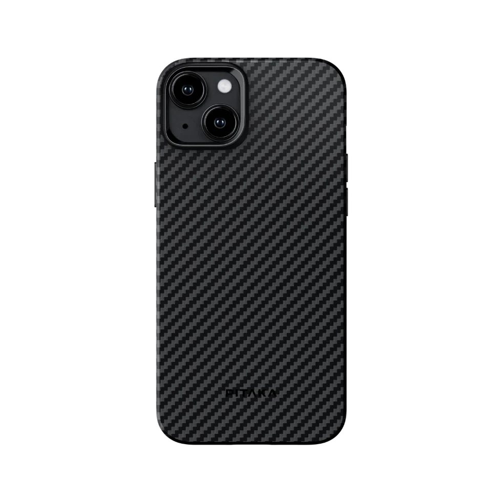 Чохол Pitaka MagEZ Case Pro 4 Twill 1500D Black/Grey for iPhone 15 Plus (KI1501MP)