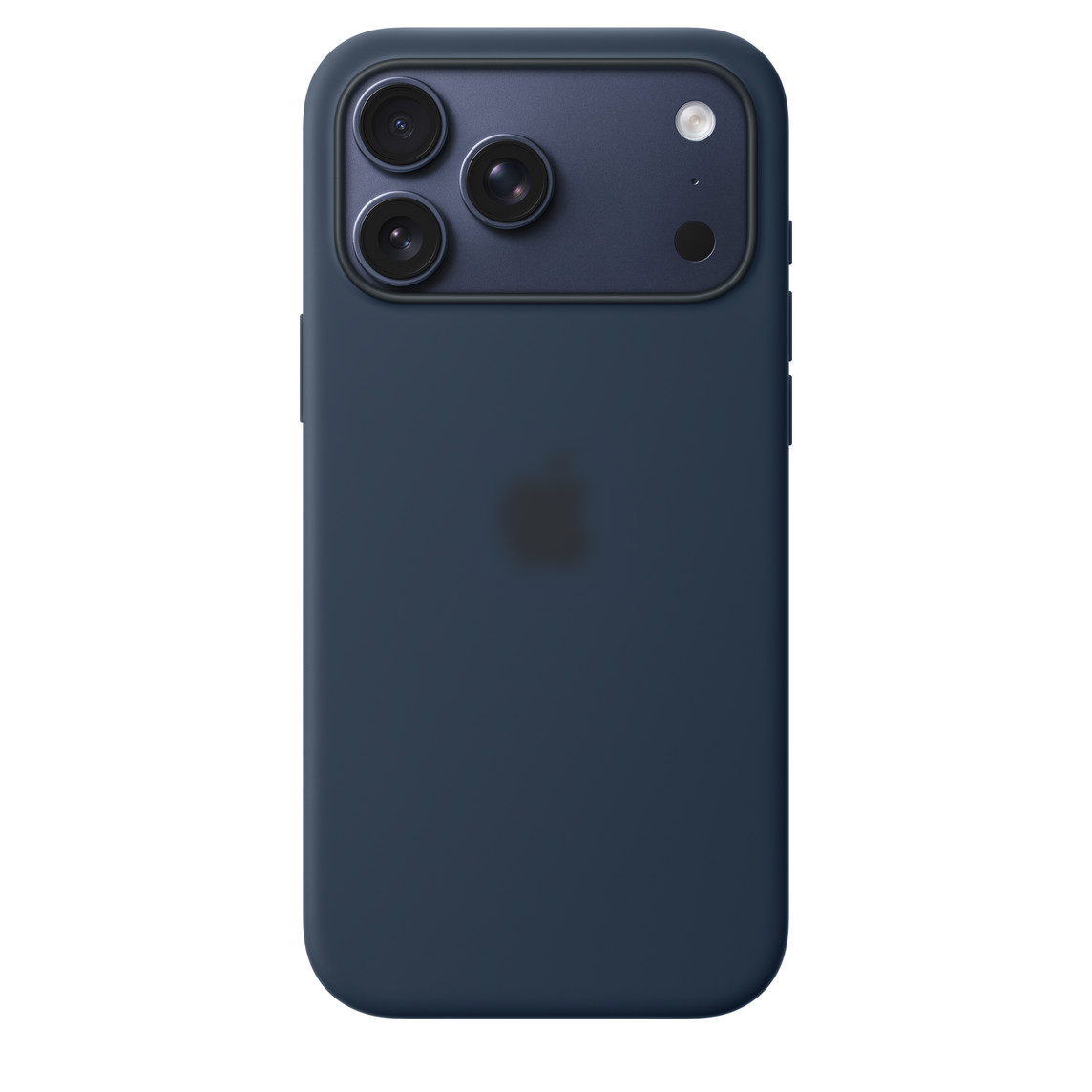 Чохол Silicone Case with Button, Animation & MagSafe iPhone 17 Pro Max, Midnight (OEM)