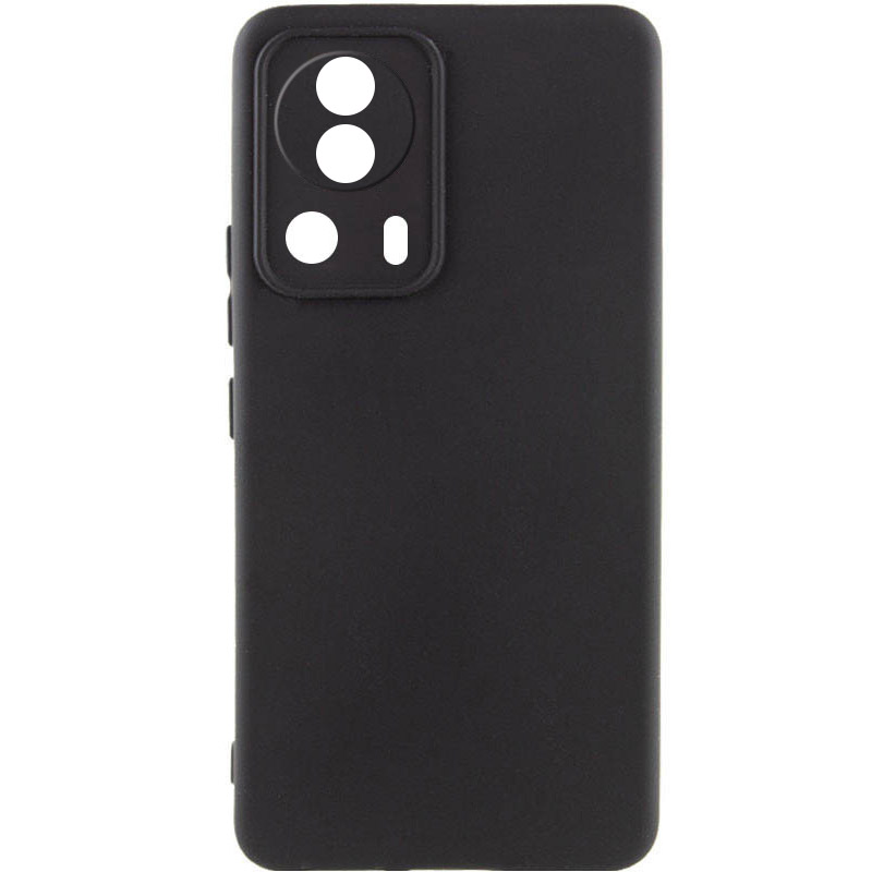 Чохол Silicone Cover Lakshmi Full Camera (A) для Xiaomi 13 Lite (Чорний/Black)