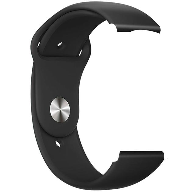 Ремінець Hoco WH11 Flexible series classic silicone strap для Smart Watch 22mm (Black)