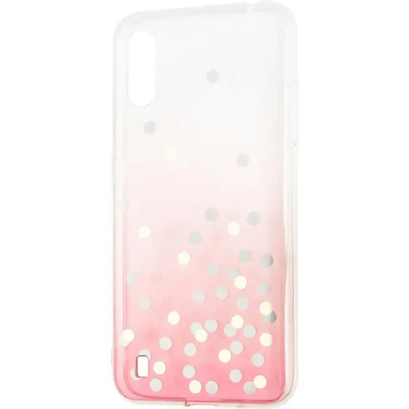 Чохол силіконовий Cristal Shine for Samsung A015 (A01) Pink